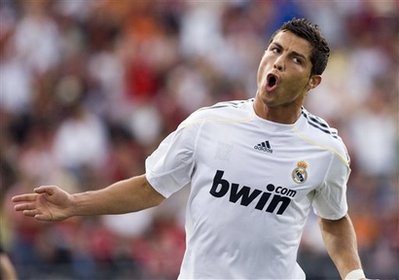 c.ronaldo scorer 2 goals.