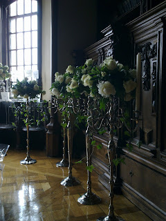 floral centerpieces for wedding at adare manor