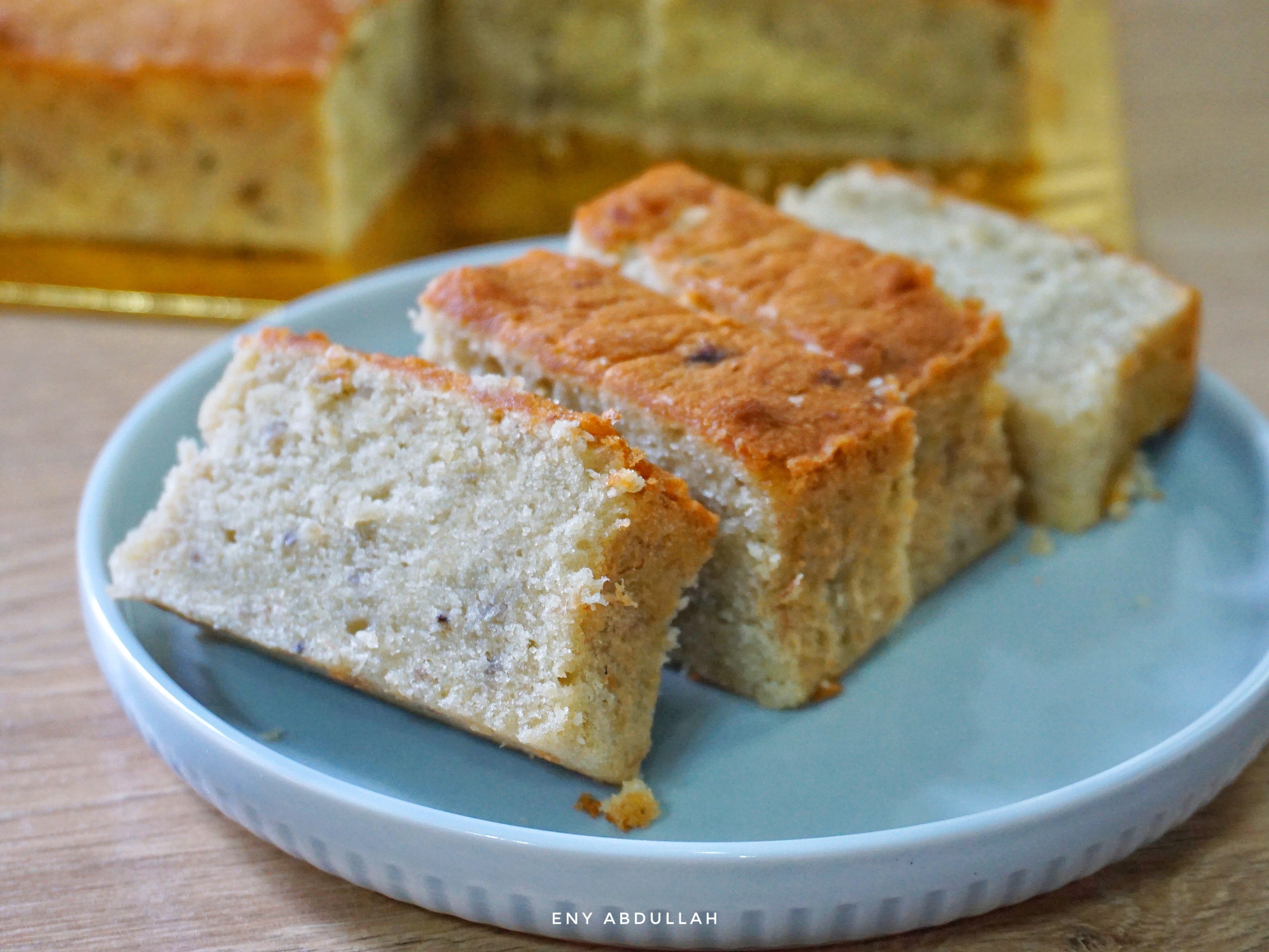 Kena Cuba Banana Butter Cake Yang Sangat Sedap Ni
