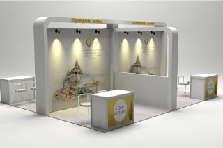 stand pameran minimalis moderen