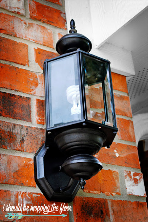 Rustoleum Oil Rubbed Bronze on Outdoor Lights