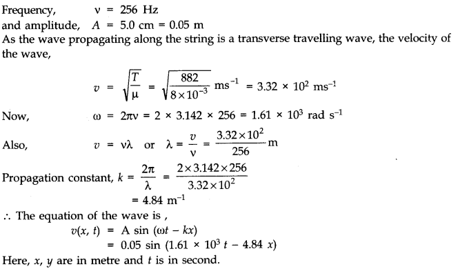 Solutions Class 11 Physics Chapter -15 (Waves)