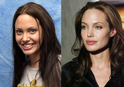 celebrities without makeup Angelina Jolie