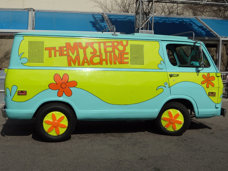 Mystery Machine van Universal Studios Hollywood