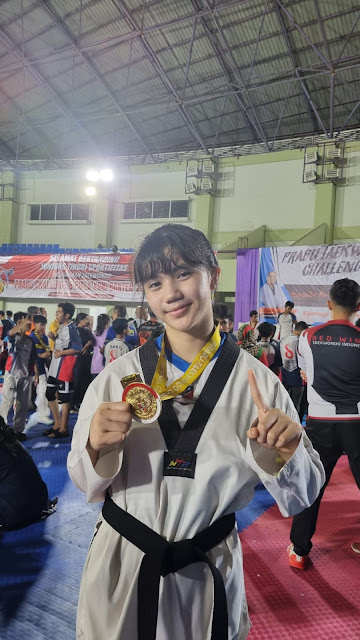Callista Angdipa Sinatra, Siswa SMP Kristen Kalam Kudus Surakarta Raih Medali Emas Kejurnas Prabu Taekwondo Challenge 6 2023