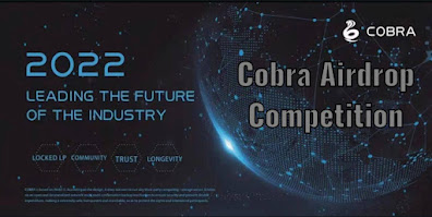 New Cobra Airdrop prize 3,000,000,00 $COBRA And More. join fast