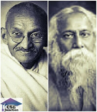 Ravindranath Tagore and Mahatma Gandhi : Similarities and Disagreements