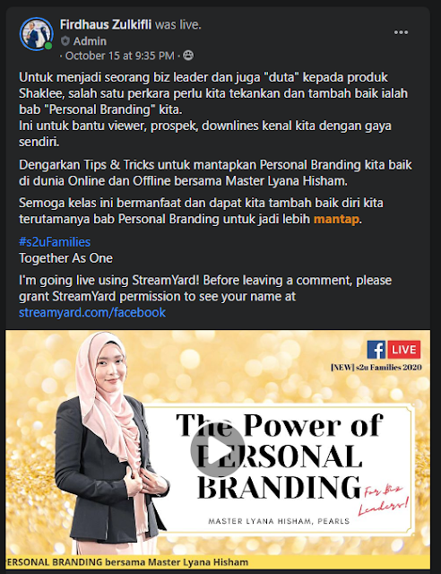 Pengedar Shaklee Chemor Belajar Buat Bisnes Shaklee Dari Rumah