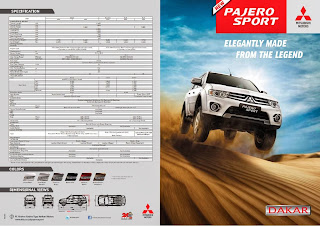 brosur pajero dakar 2013