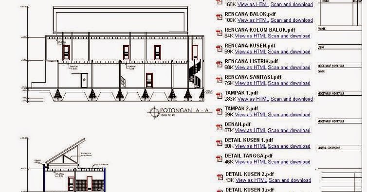 JASA GAMBAR DESAIN 2D 3D MURAH BERPENGALAMAN: Gambar Kerja 