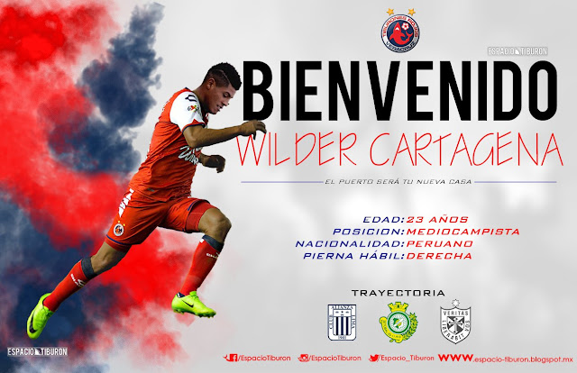 TODA LA INFORMACIÓN: Wilder Cartagena es nuevo jugador de Tiburones Rojos | LLEGA A PRÉSTAMO