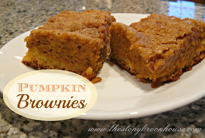 Pumpkin Brownies