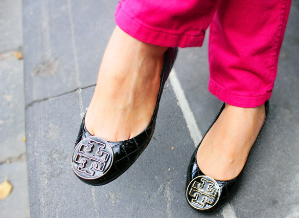 Black Tory Burch Flats