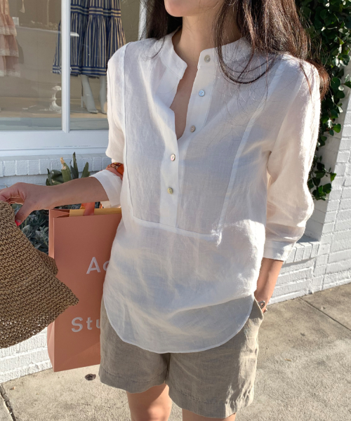 Button-Front Shirt