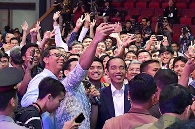 Presiden Joko Widodo Berbagi Pengalaman Jadi Wirausaha