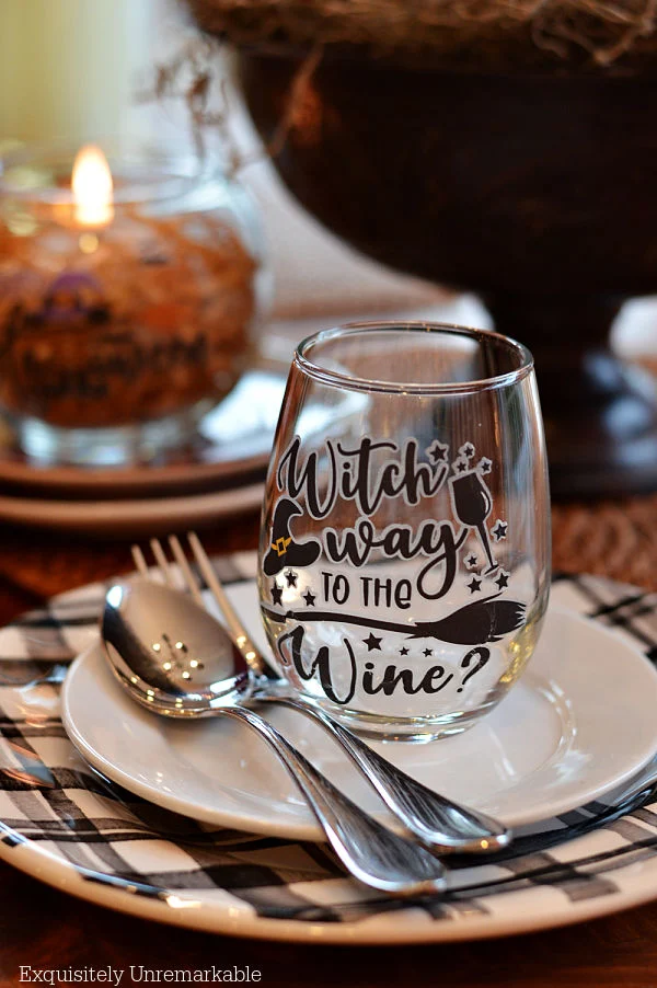 Halloween Wine Glasses DIY