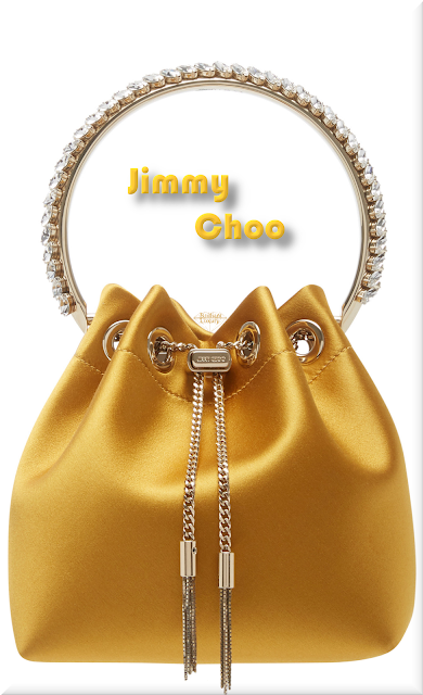 ♦Jimmy Choo crystal-embellished satin Bon Bon bag #jimmychoo #bags #pantone #yellow #brilliantluxury