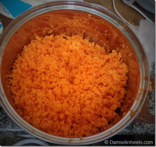 grated carrot
