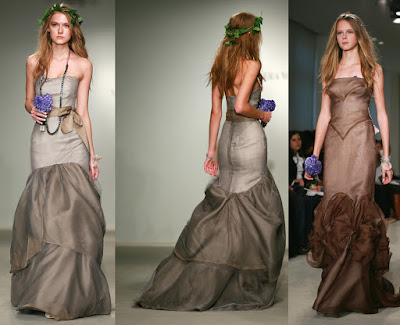 Vera Wang hit the nail on the head with her Bridal Autumn 3909 dresses