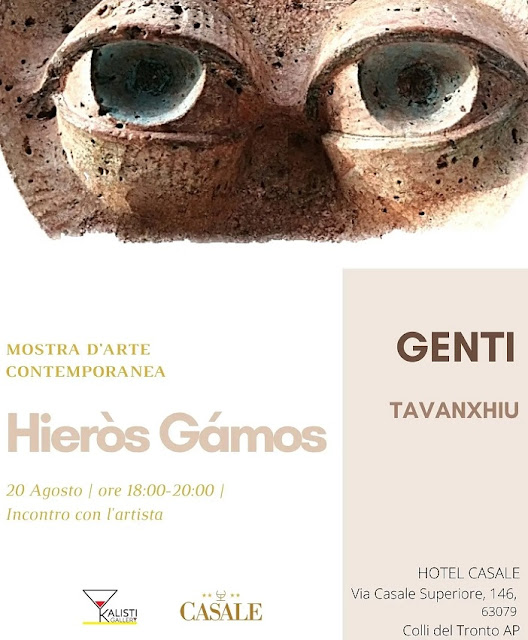 Lo scultore albanese Genti Tavanxhiu apre la mostra d'arte contemporanea "Hieros Gámos"