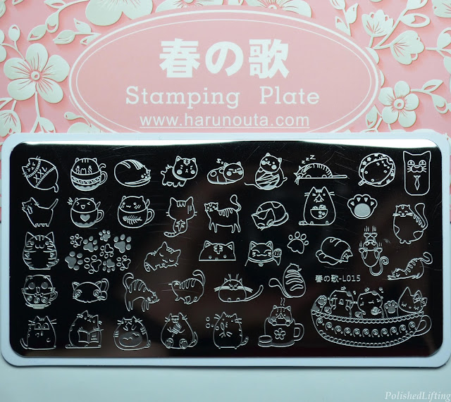 cat themed stamping plate