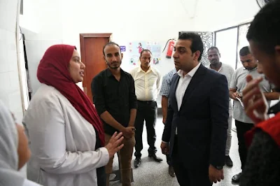 نائب محافظ قنا يتفقد مجمع الخدمات الحكومية والوحدة الصحية بقرية المراشدة