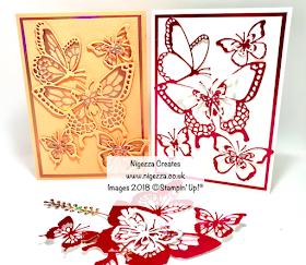 Butterfly Card Using Stampin' Up! Free Foil