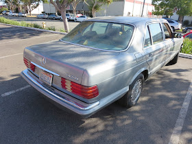 Faded paint makes this Mercedes look less impressive than it should.