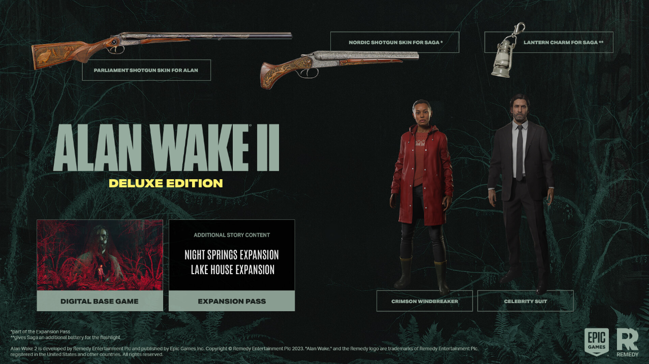 Alan Wake 2 Will Get Free & Paid DLC After Launch