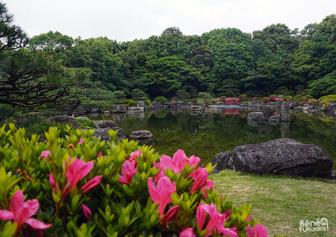 大濠公園の日本庭園、福岡