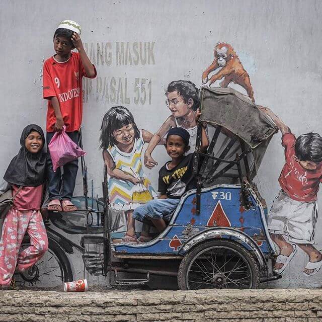 Street Art por Ernest Zacharevic