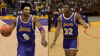 NBA 2K13 Lakers Retro Purple Jersey Mod