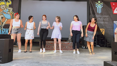 Rock'n'Roll im Kurpark Bad Sauerbrunn Boutique new : vintage Probe Modenschau Elli Maria Gamauf Nina Lilly Christina Palfy Corinna UTSC Dancefire Wiener Neustadt