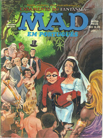 Revista Mad Avacalhando o Casamento do Fantasma