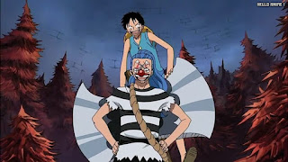 ワンピースアニメ インペルダウン編 424話 ルフィ バギー Luffy Buggy | ONE PIECE Episode 424