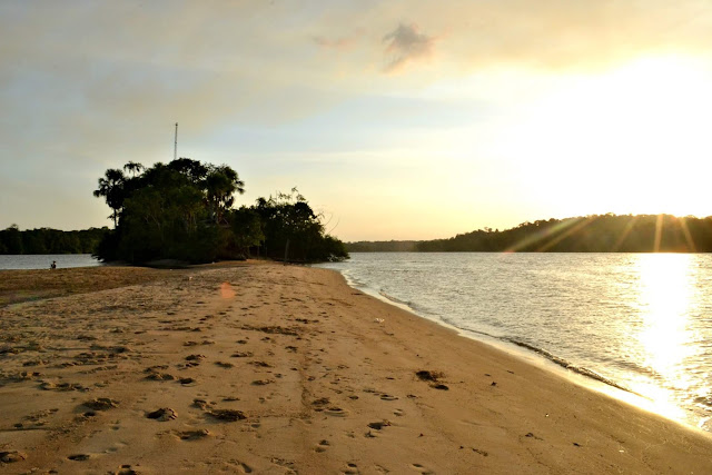 Guyane, Saint-Georges, Oyapock, Brésil, Ilha do sol, île du soleil