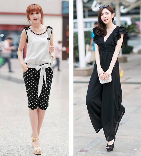 model baju jumpsuit korea