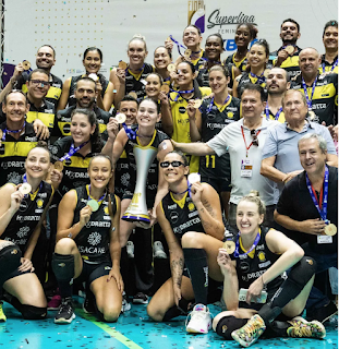 Praia Clube de Uberlândia Campeão Brasileiro Feminino de Voleibol 2023