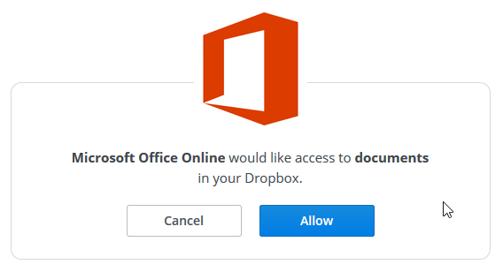 Integrasi Dropbox dengan Office Online