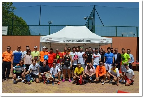 Torneo de Medios, iniciativa de la Federación Madrileña de Pádel FMP, Mayo 2016.