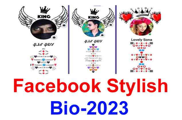 Facebook Stylish Bio 2023 | Facebook Stylish Bio Text Art 2023