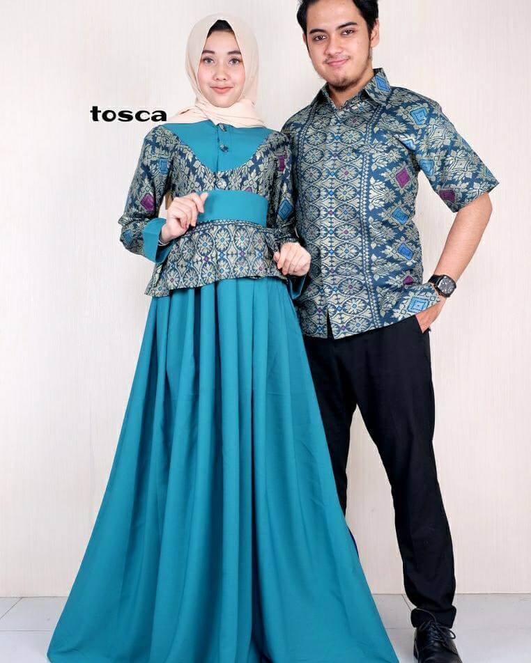 Contoh Baju Batik Keluarga Modern - Model Baju Terbaru