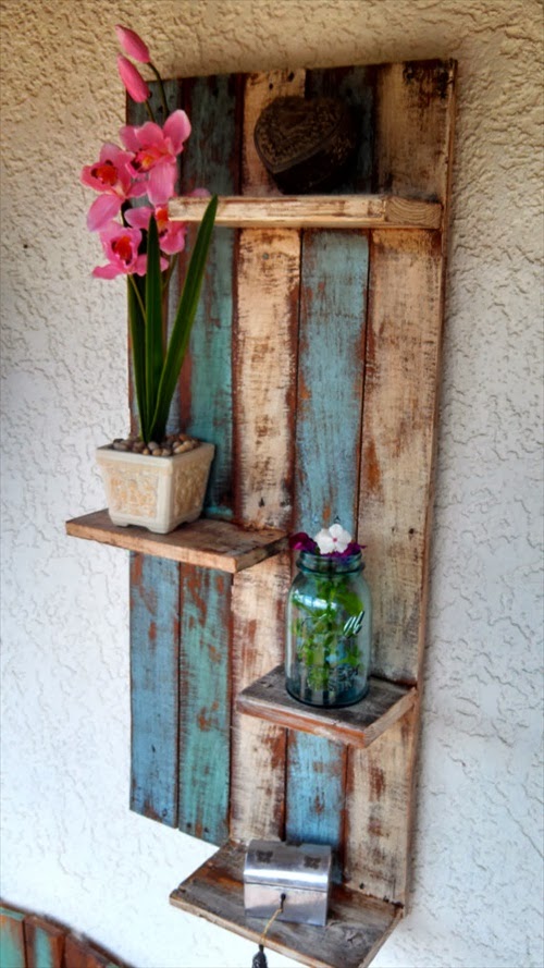 Pallet Storage Shelf Pallet Furniture Ideas