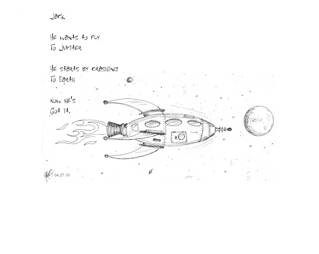 Tiny Drawing for Jack of a rocket