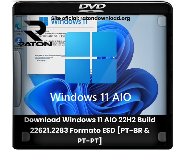 Raton Download - Desde 2007: Windows 11 AIO Lite x64 pt-BR Outubro 2021