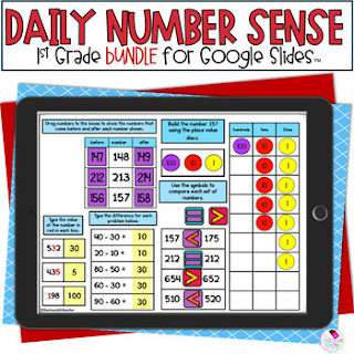 Get all of these digital daily number sense activities and more in the Digital Daily Number Sense Bundle today!