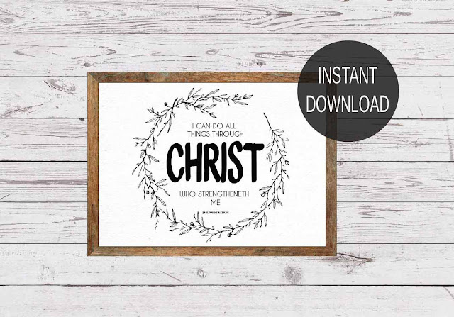  PHILIPPIANS 4:13 - FREE PRINTABLE