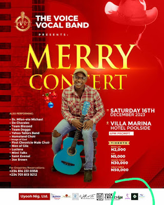 CEO/Founder AdiahaObong Foundation features in Merry Concert 2023