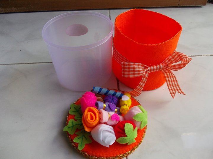  Kerajinan  Tangan Flanel  Felt HandCraft Toples Flanel  