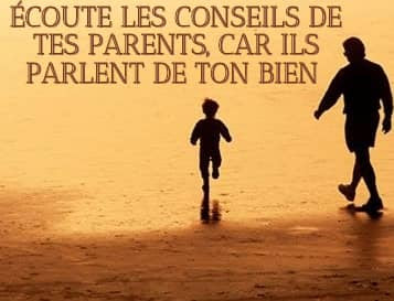 Une histoire sur l'importance des parents dans notre vie